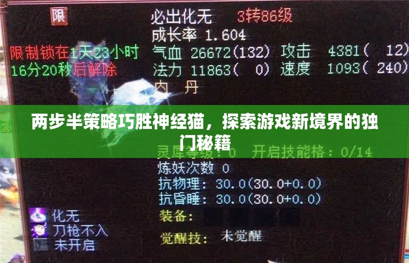 两步半策略巧胜神经猫，探索游戏新境界的独门秘籍