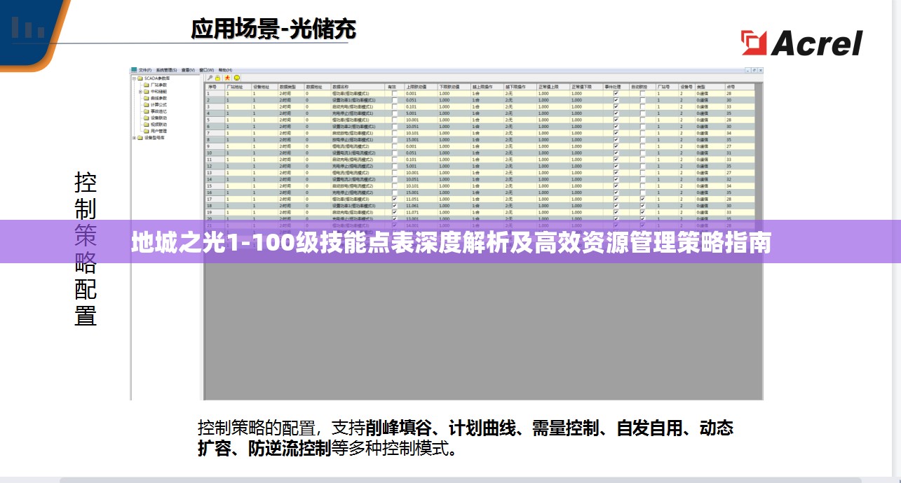地城之光1-100级技能点表深度解析及高效资源管理策略指南